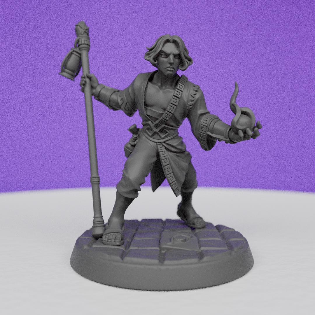 Pargos Young Scholar of Mythos | Artisan Guild Miniatures | Compatible with D&D/AoS | Fantasy | Tabletop RPG