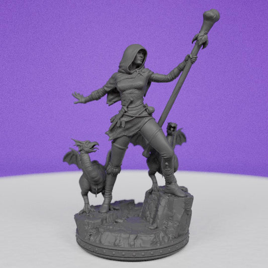 Female Half Elf Yllaaga | Primal Collectibles | Compatible with D&D/AoS | Fantasy