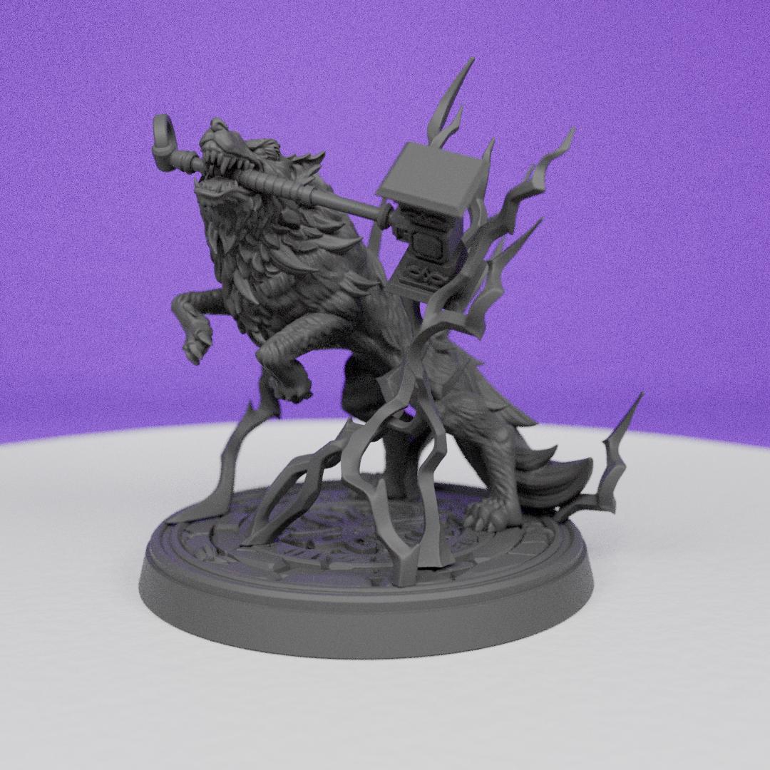 Northwind Vikings Nordic Thunderwolf | CastnPlay | Compatible with D&D/AoS | Fantasy | Tabletop RPG