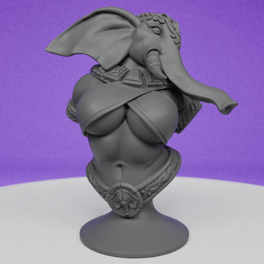Gea Female Elephorim Invoker Bust | Artisan Guild | Compatible with D&D/AoS | Fantasy