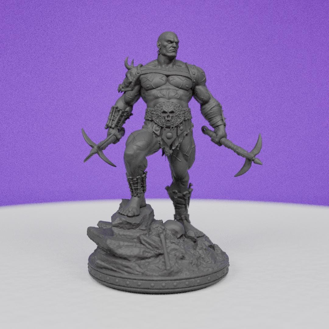 Mul Jahal | Primal Collectibles | Compatible with D&D/AoS | Fantasy