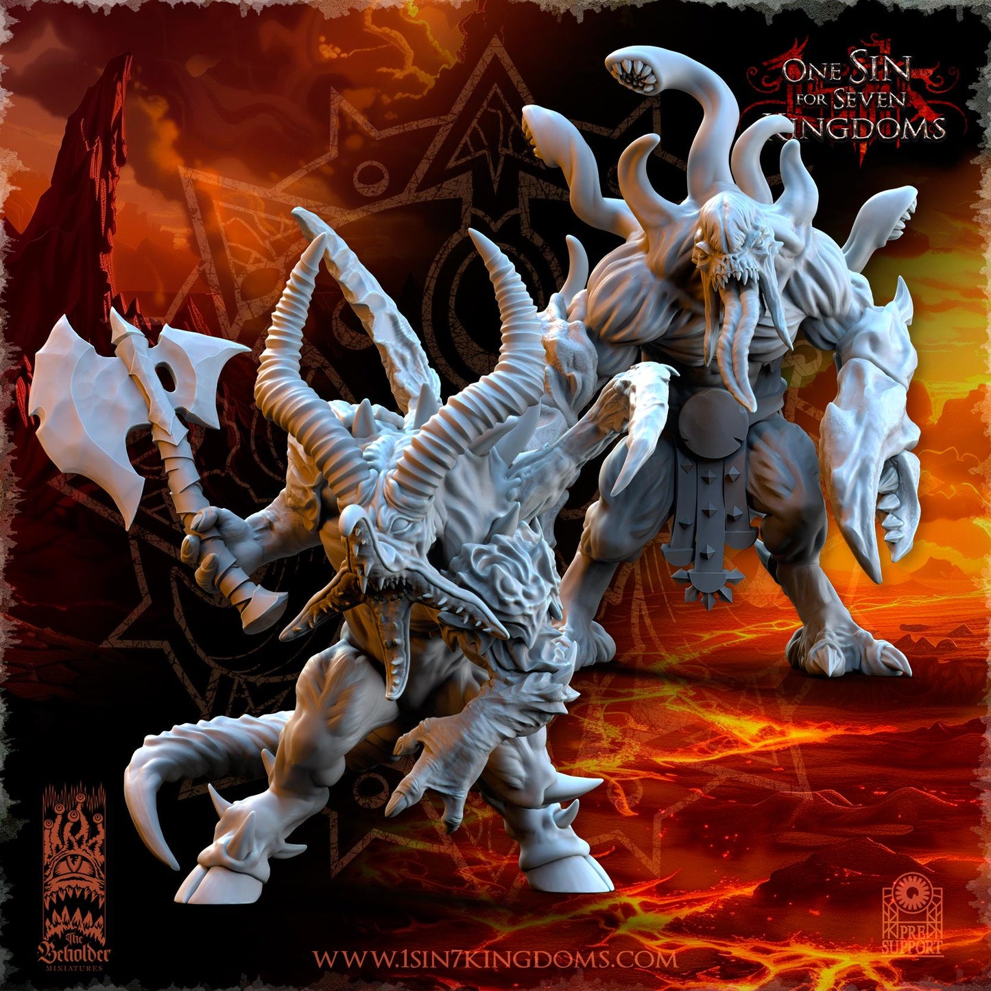 Realms of Mayhem Abomination | The Beholder Miniatures | Compatible with D&D/AoS | Fantasy | Tabletop RPG