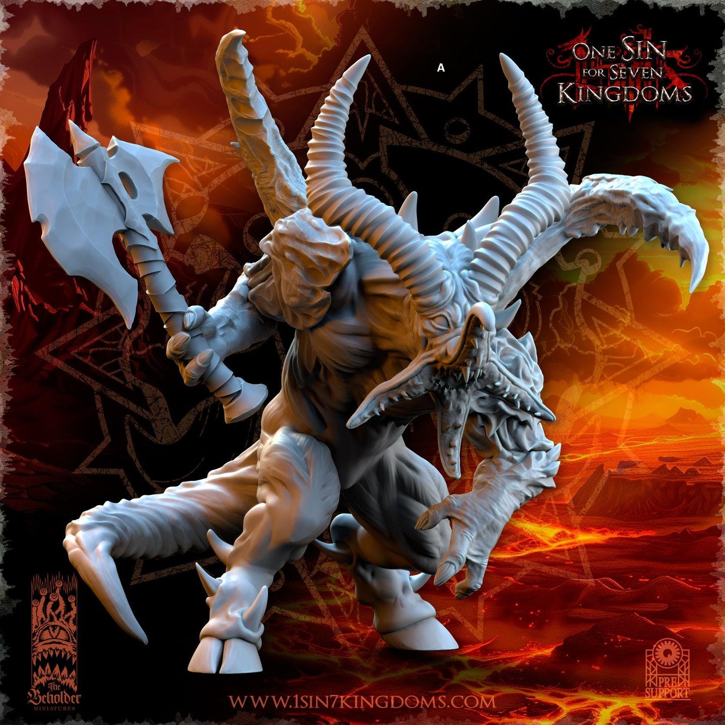Realms of Mayhem Abomination | The Beholder Miniatures | Compatible with D&D/AoS | Fantasy | Tabletop RPG