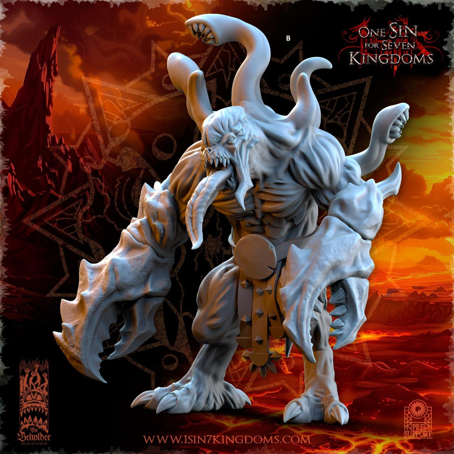 Realms of Mayhem Abomination | The Beholder Miniatures | Compatible with D&D/AoS | Fantasy | Tabletop RPG