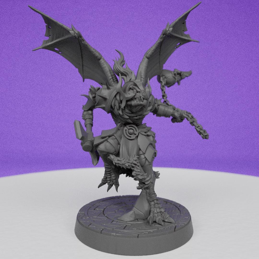 Dragon Born Barbarian Viking | CastnPlay Miniatures | Compatible with D&D/AoS | Fantasy | Tabletop RPG