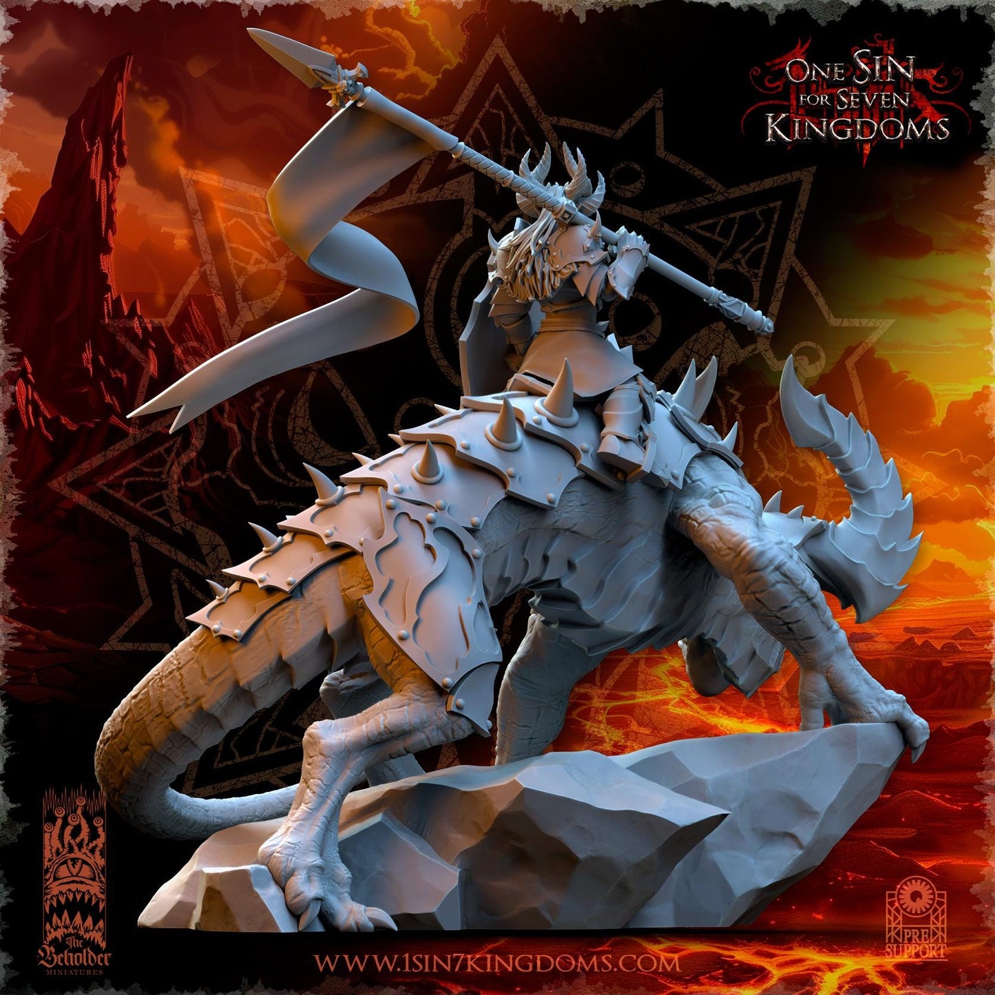 Realms of Mayhem Asteria Mistress of the Ascended | The Beholder Miniatures | Compatible with D&D/AoS | Fantasy | Tabletop RPG