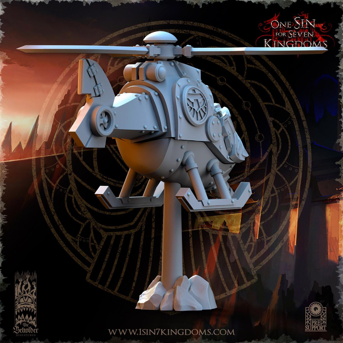 Dwarven Kingdoms Sky Thunder | The Beholder Miniatures | Compatible with D&D/AoS | Fantasy | Tabletop RPG