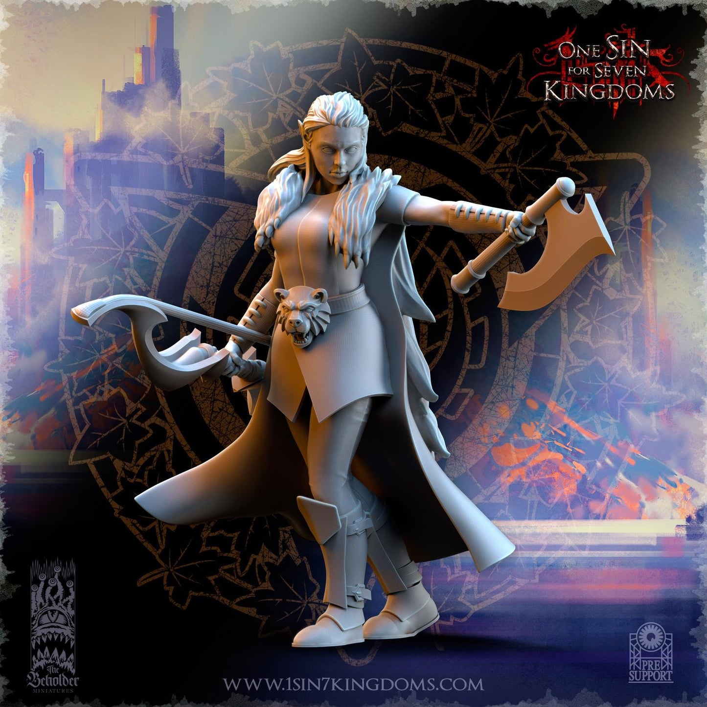 Silvermoor Elves Woodmen Unit | The Beholder Miniatures | Compatible with D&D/AoS | Fantasy | Tabletop RPG