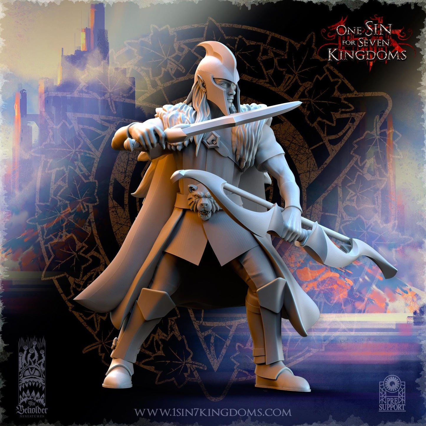 Silvermoor Elves Woodmen Unit | The Beholder Miniatures | Compatible with D&D/AoS | Fantasy | Tabletop RPG