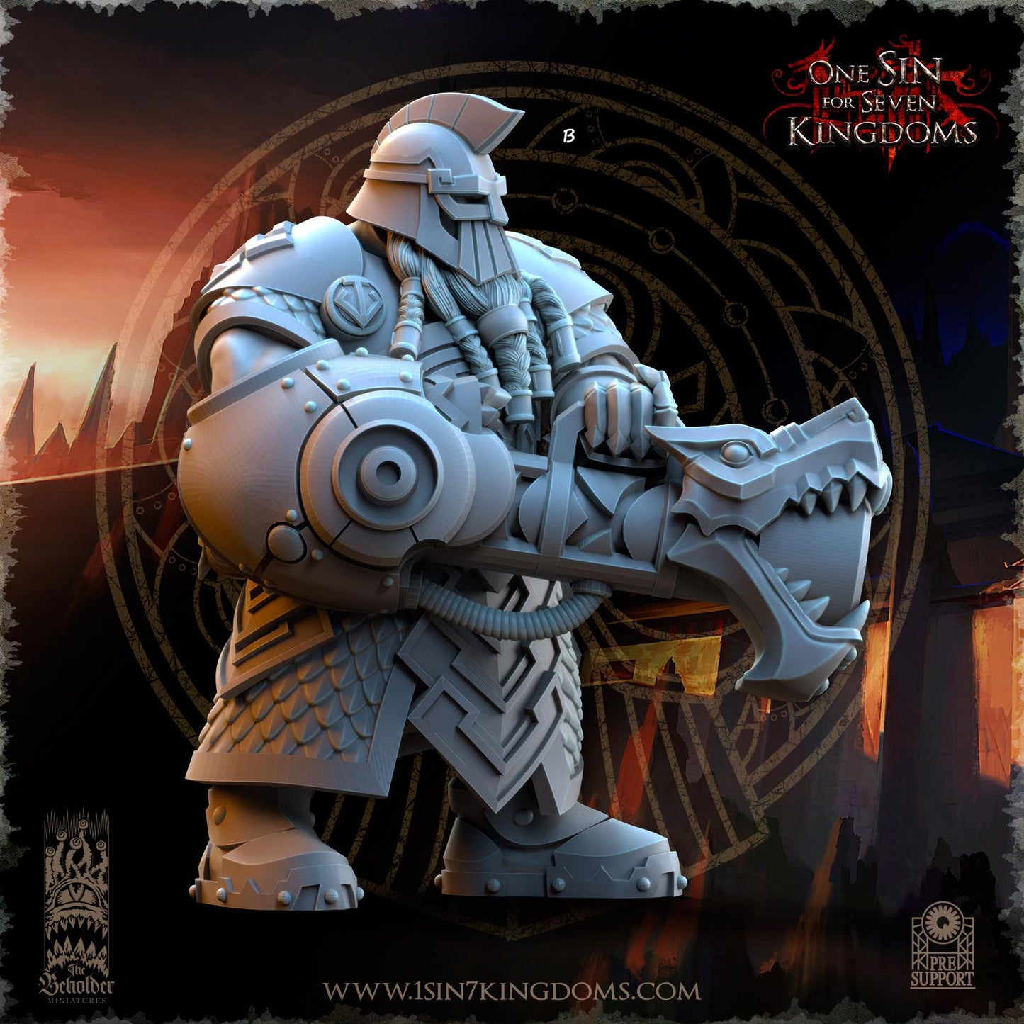 Dwarven Kingdoms Snapdragons | The Beholder Miniatures | Compatible with D&D/AoS | Fantasy | Tabletop RPG