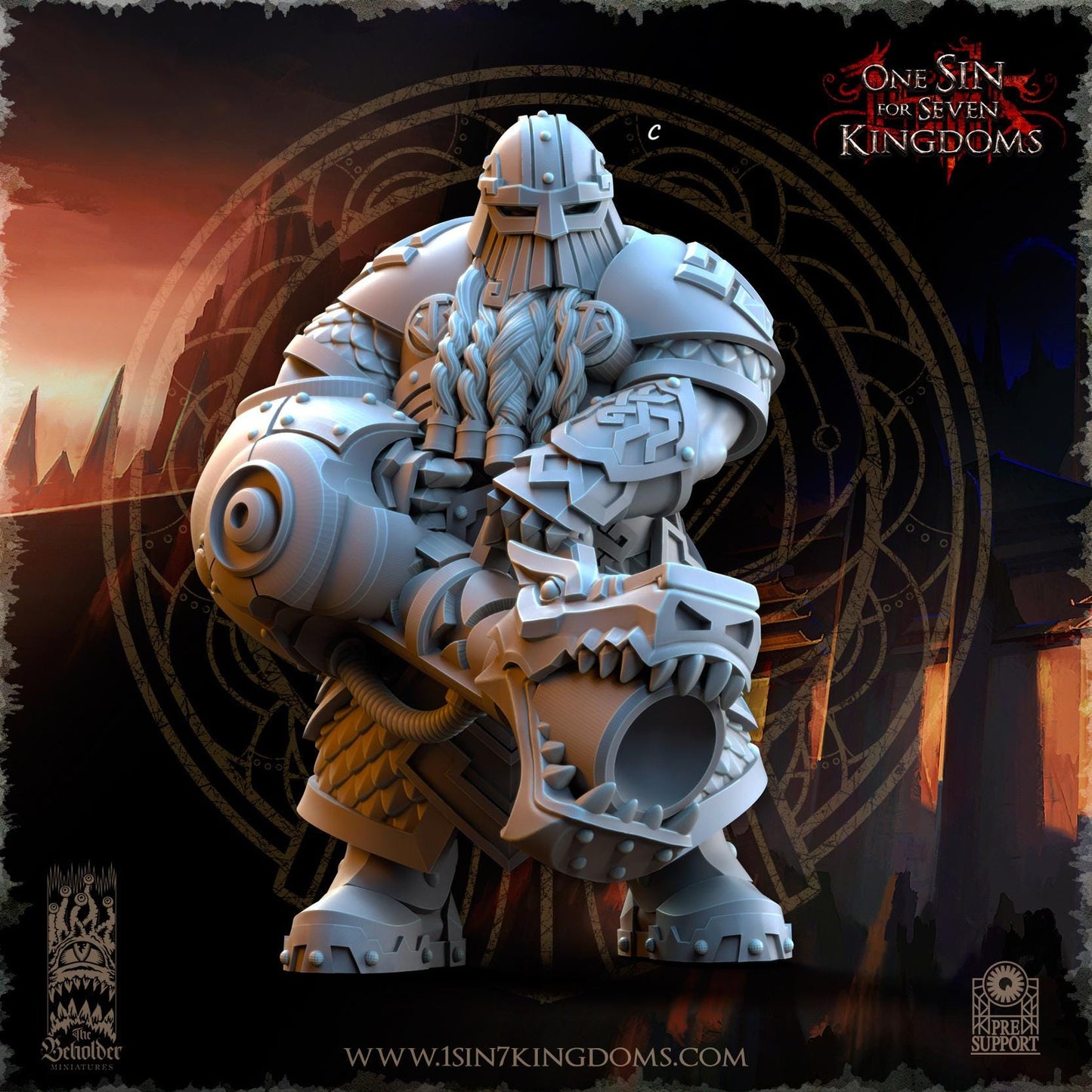 Dwarven Kingdoms Snapdragons | The Beholder Miniatures | Compatible with D&D/AoS | Fantasy | Tabletop RPG