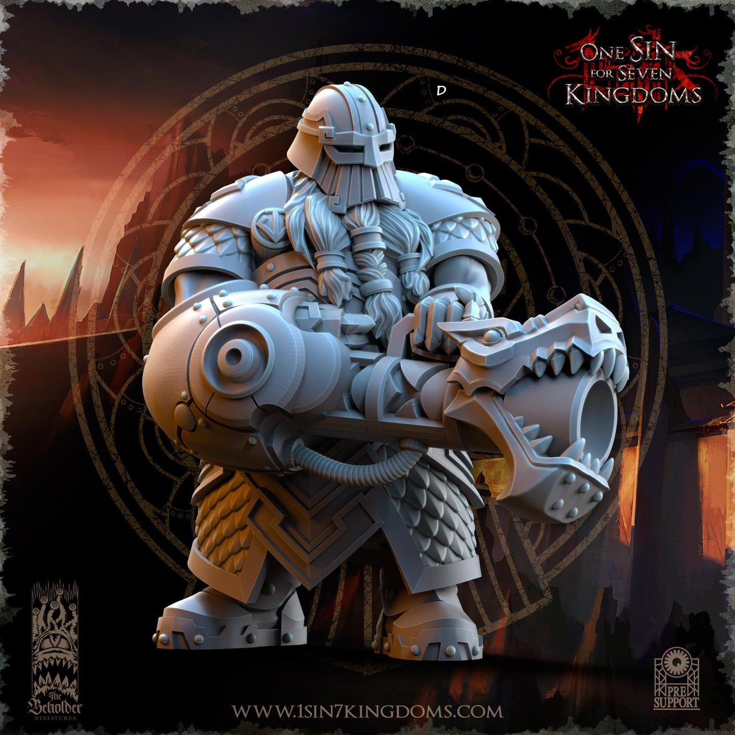 Dwarven Kingdoms Snapdragons | The Beholder Miniatures | Compatible with D&D/AoS | Fantasy | Tabletop RPG