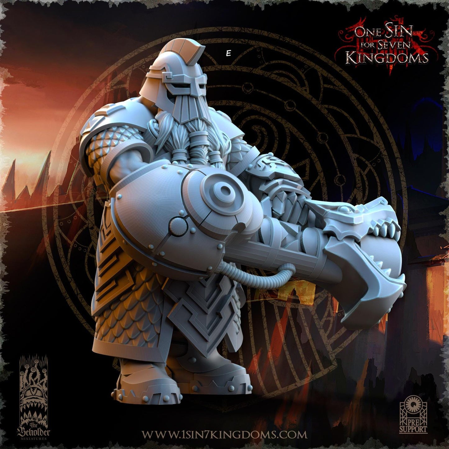 Dwarven Kingdoms Snapdragons | The Beholder Miniatures | Compatible with D&D/AoS | Fantasy | Tabletop RPG