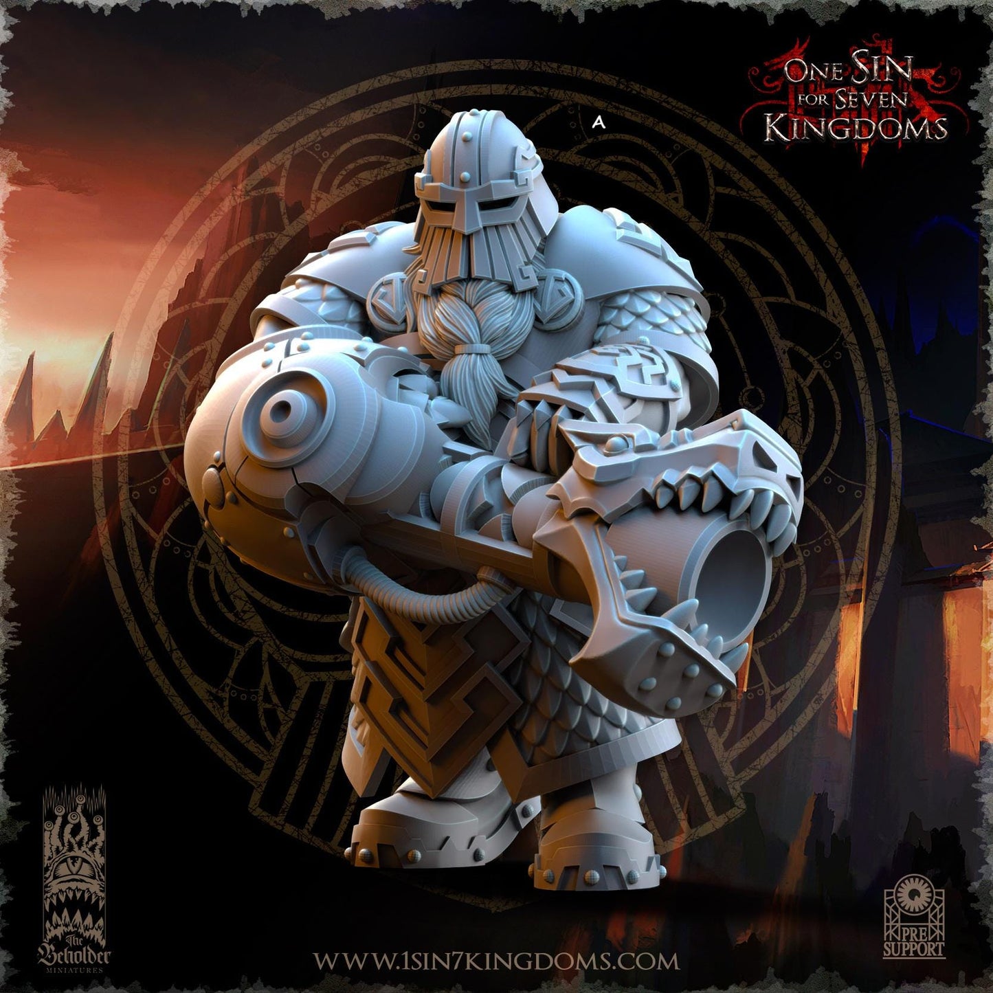 Dwarven Kingdoms Snapdragons | The Beholder Miniatures | Compatible with D&D/AoS | Fantasy | Tabletop RPG