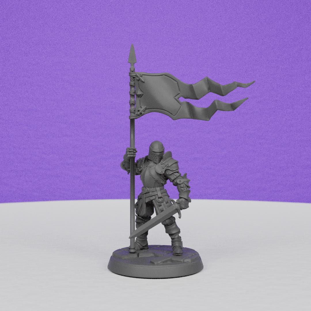 Vanguard Fighter | Artisan Guild Miniatures | Compatible with D&D/AoS | Fantasy | Tabletop RPG