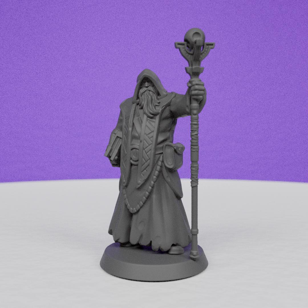Royal Wizard | Galaad Miniatures | Compatible with D&D/AoS | Fantasy | Tabletop RPG