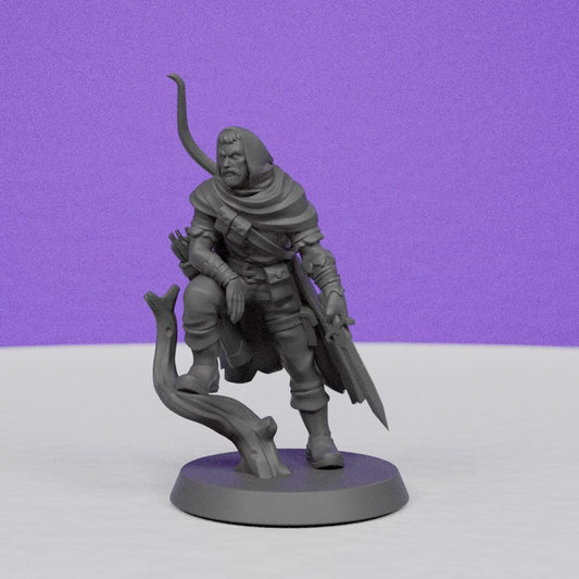 Forest Ranger | Galaad Miniatures | Compatible with D&D/AoS | Fantasy | Tabletop RPG