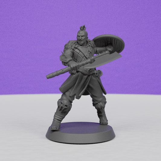 Female Norse Warrior | Galaad Miniatures | Compatible with D&D/AoS | Fantasy | Tabletop RPG