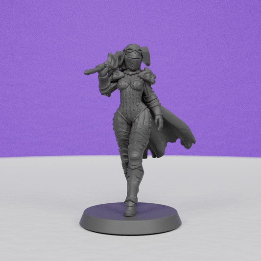 Female Queens Knights | Galaad Miniatures | Compatible with D&D/AoS | Fantasy | Tabletop RPG