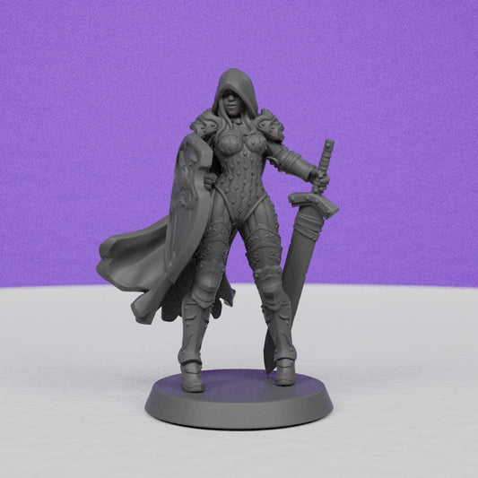 Female Queens Knights | Galaad Miniatures | Compatible with D&D/AoS | Fantasy | Tabletop RPG