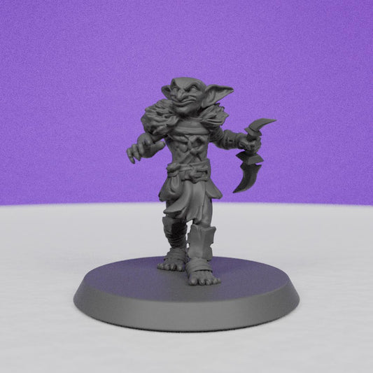 Goblin Rogue | Galaad Miniatures | Compatible with D&D/AoS | Fantasy | Tabletop RPG