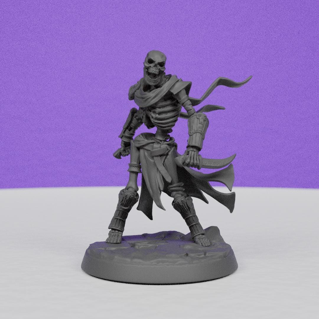 Tomb Sworn Skeleton | Artisan Guild Miniatures | Compatible with D&D/AoS | Fantasy | Tabletop RPG