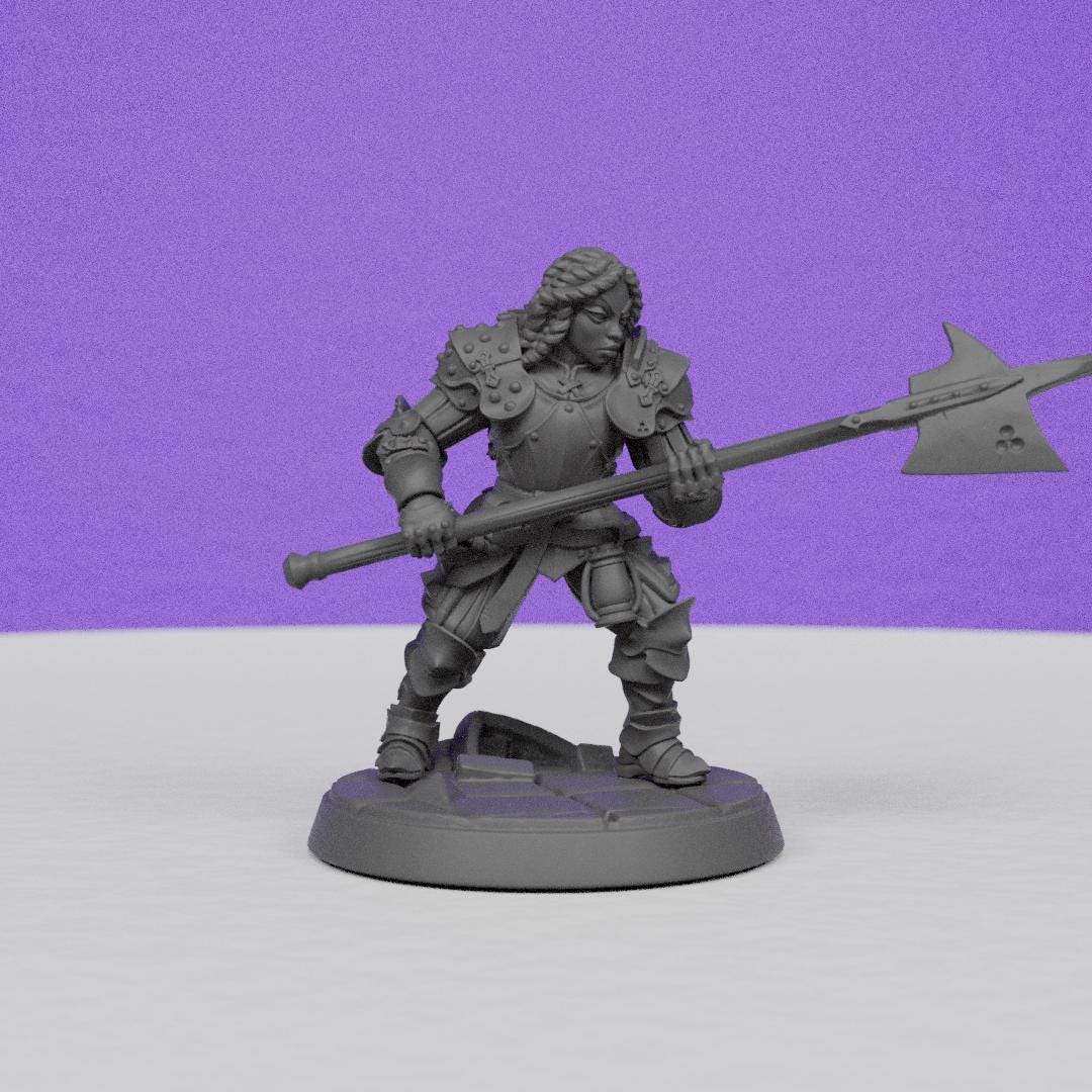 Vanguard Fighter | Artisan Guild Miniatures | Compatible with D&D/AoS | Fantasy | Tabletop RPG