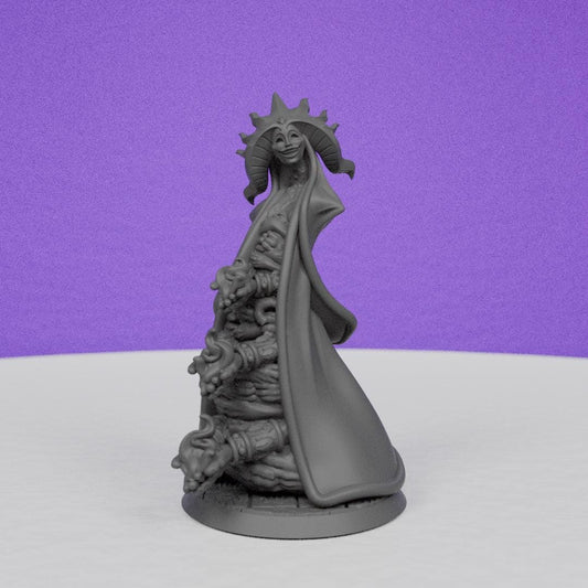 Fire Devineress | Miniatures Blueprint | Compatible with D&D/AoS | Fantasy