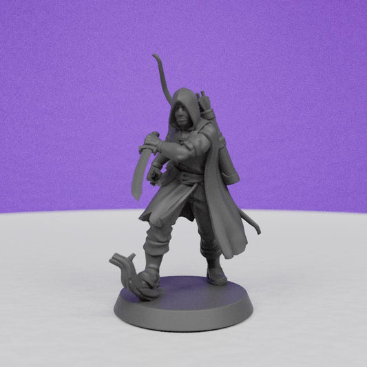 Forest Ranger | Galaad Miniatures | Compatible with D&D/AoS | Fantasy | Tabletop RPG