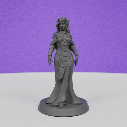 Female Elf Princess | Galaad Miniatures | Compatible with D&D/AoS | Fantasy | Tabletop RPG