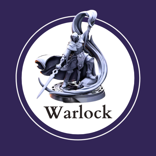 Warlock Collection cover image: compatible Warhammer miniatures and Dungeons and Dragons miniatures