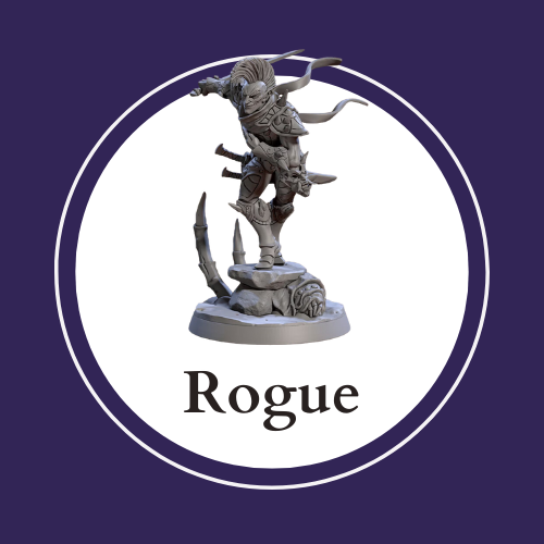 Rogue Collection cover image: compatible Warhammer miniatures and Dungeons and Dragons miniatures