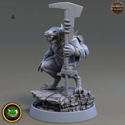 Ratmen | DayBreak Miniatures | Warrior | Brutes | D&D/AOS| Fantasy - Tabletop