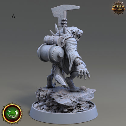 Ratmen | DayBreak Miniatures | Warrior | Brutes | D&D/AOS| Fantasy - Tabletop