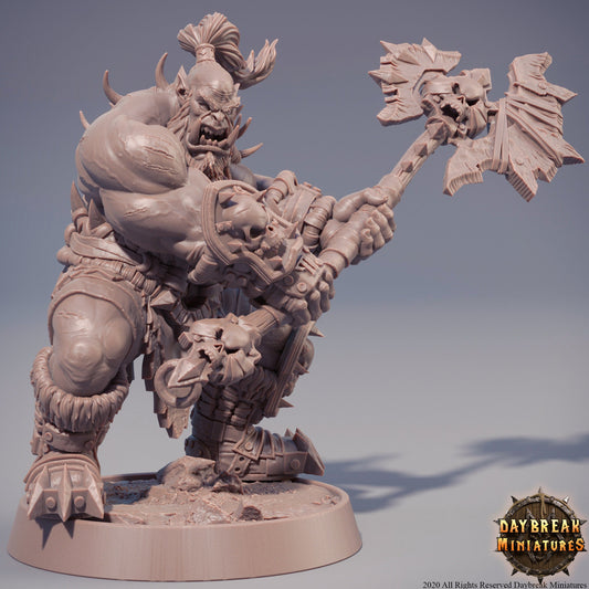 Orc Warrior | DayBreak Miniatures | D&D/AoS| Fantasy | Tabletop