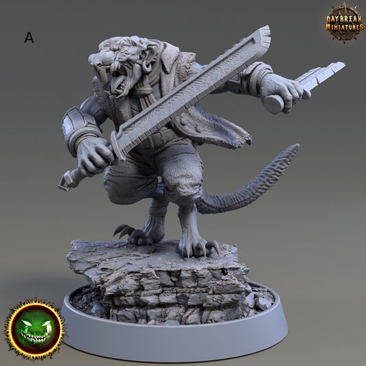 Ratmen | DayBreak Miniatures | Assassin | Rogue | Warrior | D&D/AOS- Fantasy - Tabletop