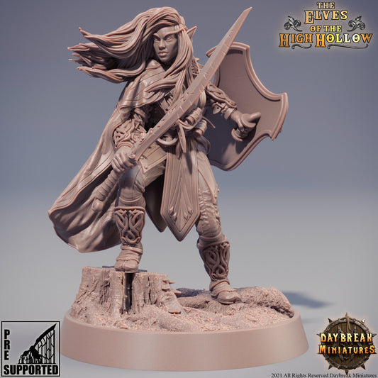 Elf Warrior/Ranger | DayBreak Miniatures | D&D/AoS | Fantasy | Tabletop| Fantasy - Tabletop