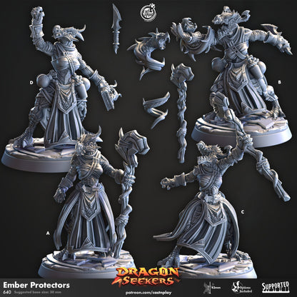 Dragon Seekers | Spellcasters | CastnPlay | Compatible with D&D/AoS | Fantasy | Tabletop RPG