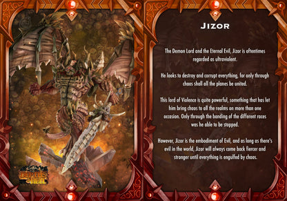Great Demon Jizor | Hero/Boss | CastnPlay | Compatible with D&D/AoS | Fantasy | Tabletop RPG