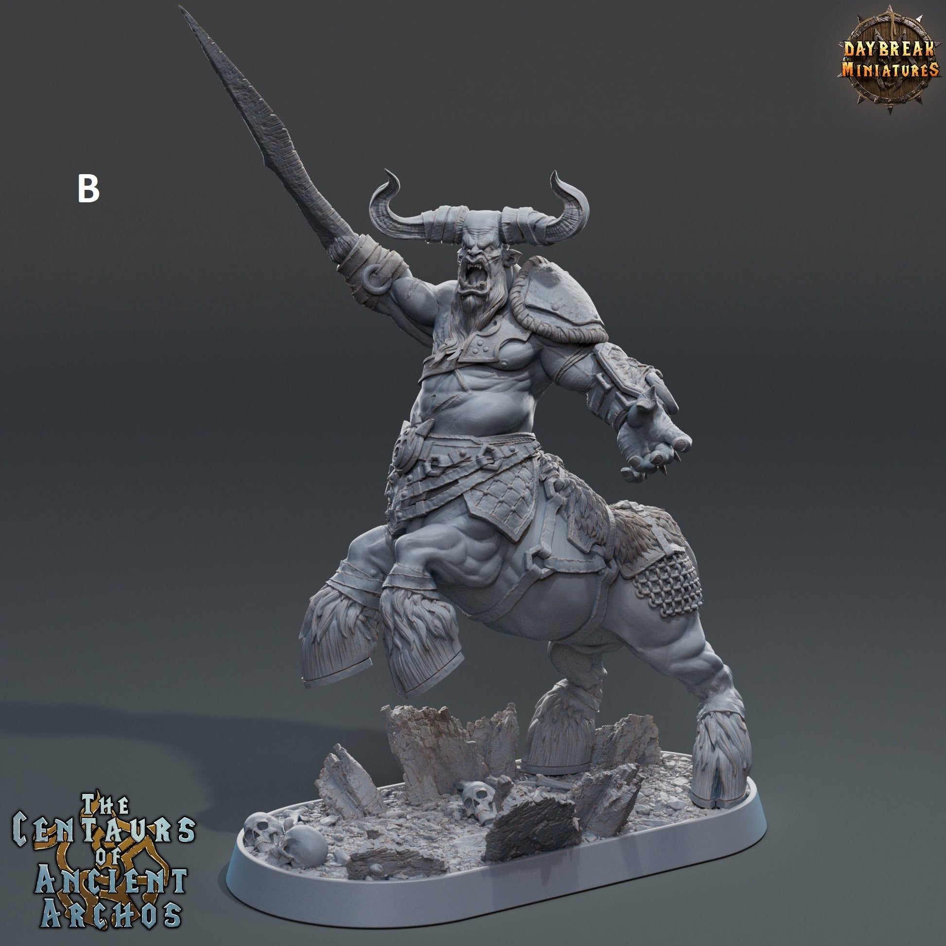 Centaurs of Ancient Archos | Warrior | DayBreak Miniatures | D&D/AOS | Fantasy | Tabletop