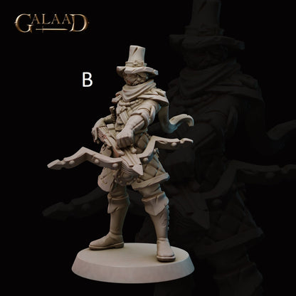 Witch Hunter | Human/Kitsune/Fairy | Galaad Miniatures | Compatible with D&D/AoS | Fantasy | Tabletop RPG