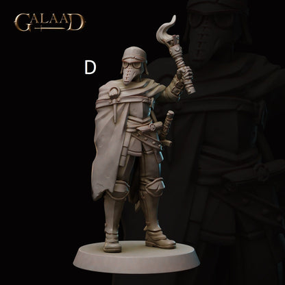 Witch Hunter | Human/Kitsune/Fairy | Galaad Miniatures | Compatible with D&D/AoS | Fantasy | Tabletop RPG