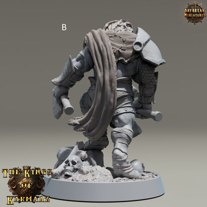 The Kings of Karmaaz | DayBreak Miniatures | Dual Weapons | Compatible with D&D/AOS | Fantasy | Tabletop