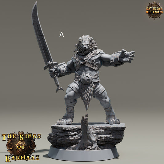 The Kings of Karmaaz | DayBreak Miniatures | Two Handed Weapons | Compatible with D&D/AOS | Fantasy | Tabletop RPG