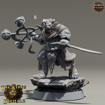 The Kings of Karmaaz | DayBreak Miniatures | Paladin/Rogue/Bard/Adventurer | Compatible with D&D/AOS | Fantasy | Tabletop RPG