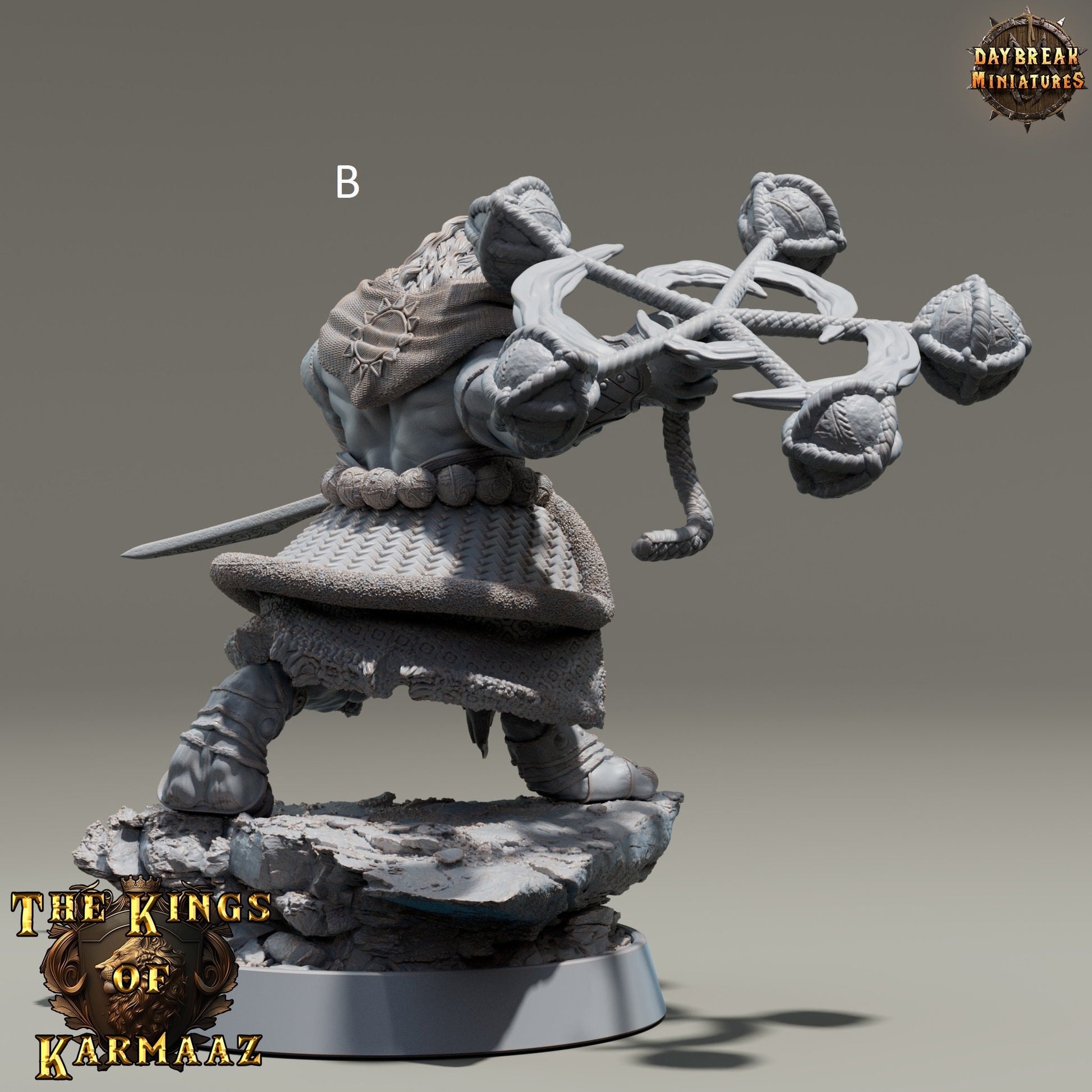 The Kings of Karmaaz | DayBreak Miniatures | Paladin/Rogue/Bard/Adventurer | Compatible with D&D/AOS | Fantasy | Tabletop RPG