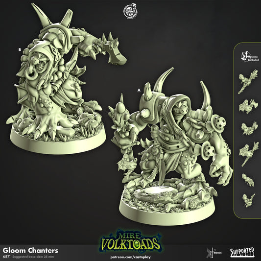 Mire Volk Toads | Brute | CastnPlay | Compatible with D&D/AoS | Fantasy | Tabletop RPG