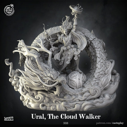 Ural the Cloud Walker | Mage/Sorcerer| CastnPlay | Compatible with D&D/AoS | Fantasy | Tabletop RPG