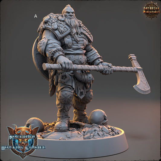 Northern Warriors Miniatures | DayBreak Miniatures | Twohanded Weapons | Compatible with D&D/AOS | Fantasy | Tabletop RPG