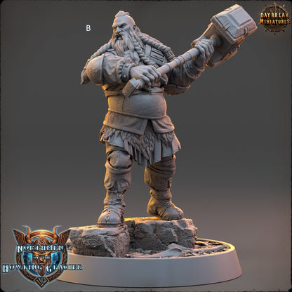 Northern Warriors Miniatures | DayBreak Miniatures | Twohanded Weapons | Compatible with D&D/AOS | Fantasy | Tabletop RPG